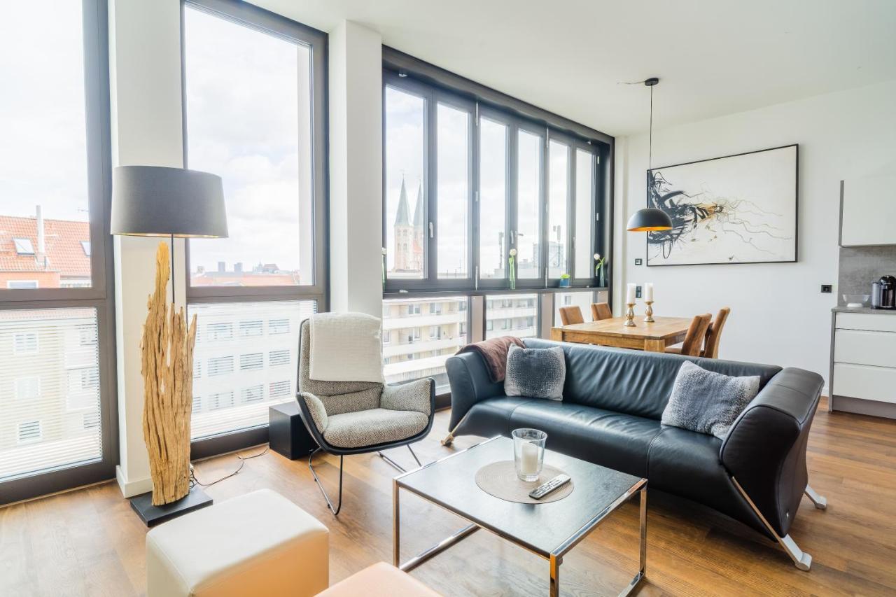 Panorama Bliss - Luxus Apartment In Braunschweig'S Altstadt ภายนอก รูปภาพ